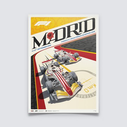 Formula 1 Madrid 2026 Grand Prix Official Event Poster