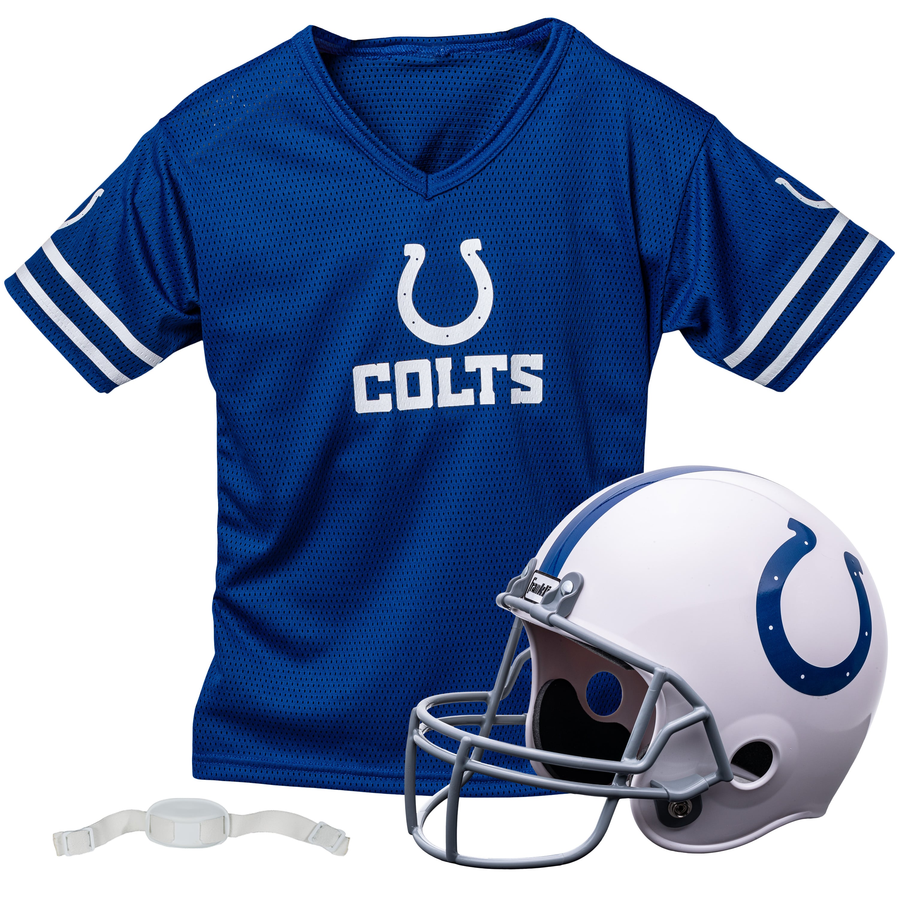 Youth Franklin Sports Royal Indianapolis Colts NFL Deluxe Helmet & Jersey Set