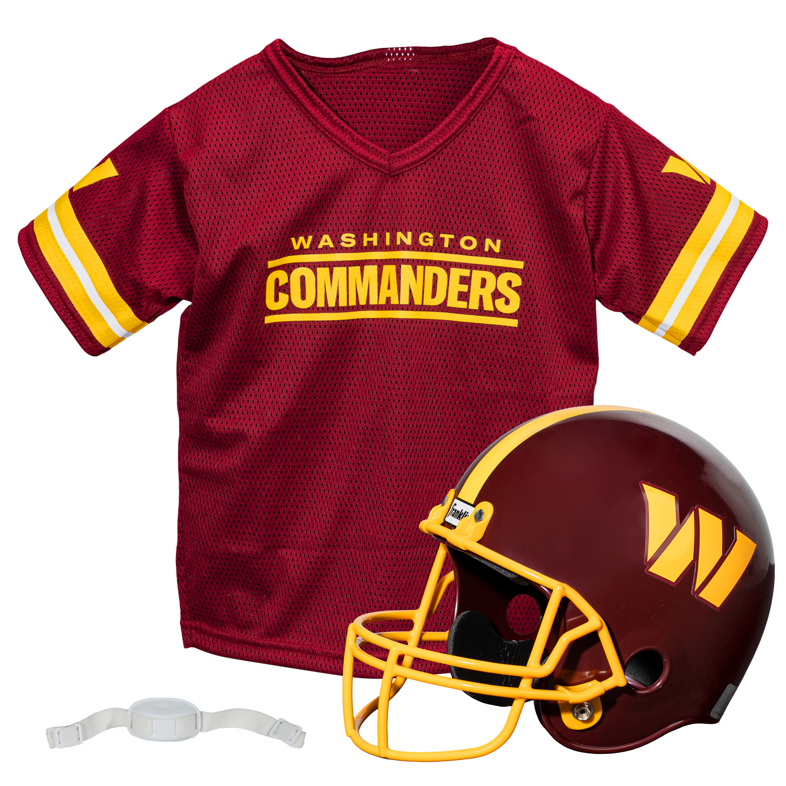 Youth Franklin Sports Burgundy Washington Commanders NFL Deluxe Helmet & Jersey Set