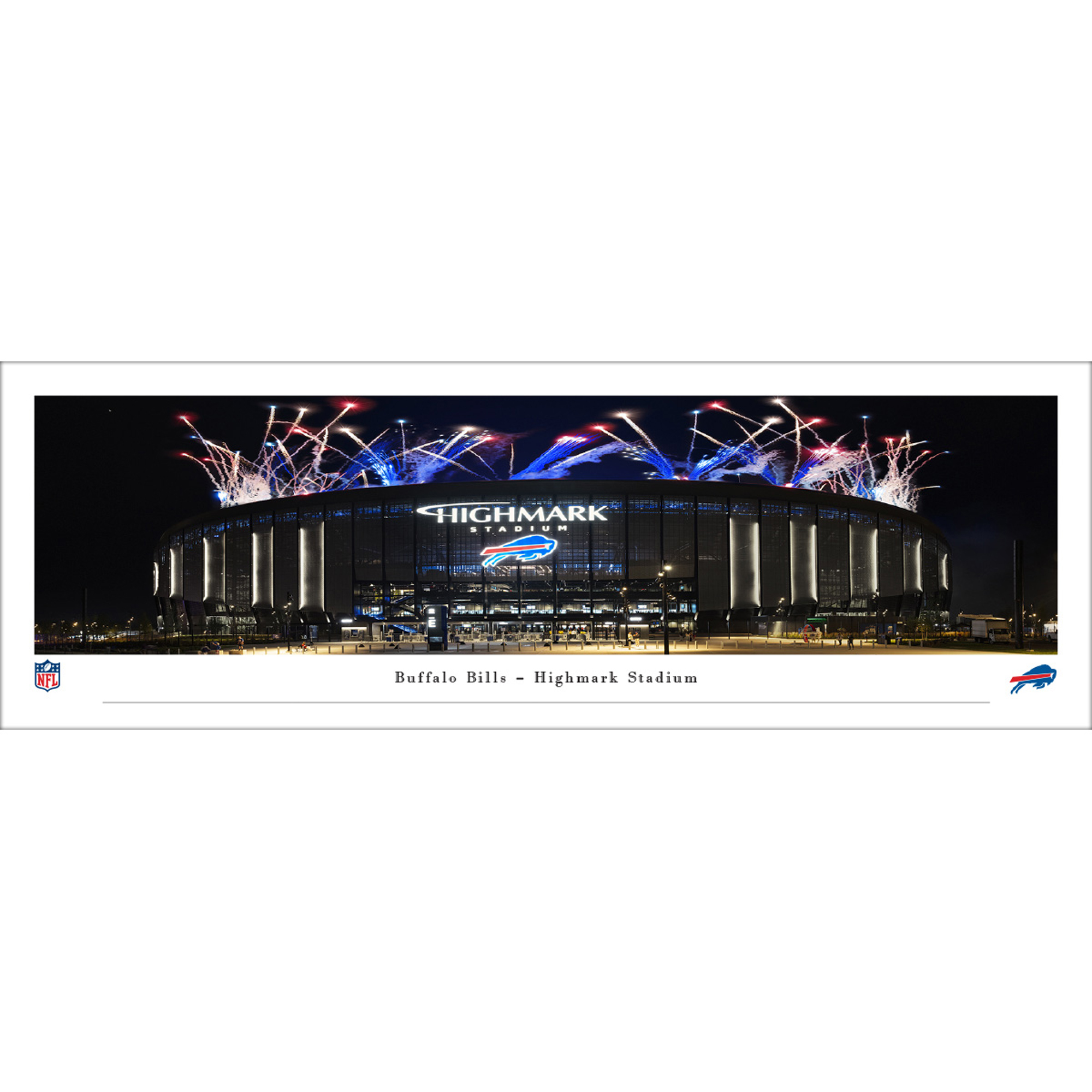 Buffalo Bills Highmark Stadium 13.5'' x 40'' Unframed Panoramic