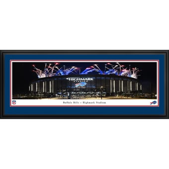 Buffalo Bills Highmark Stadium 18'' x 44'' Deluxe Frame Panoramic