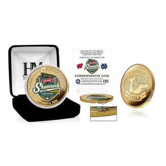 Highland Mint Notre Dame Fighting Irish Limited Edition 2026 Shamrock Series Gold Color Coin