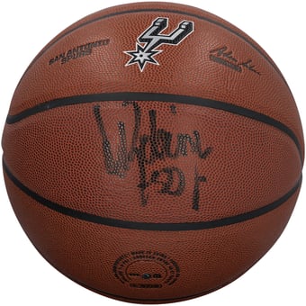 David Robinson San Antonio Spurs Autographed Wilson Team Alliance Basketball