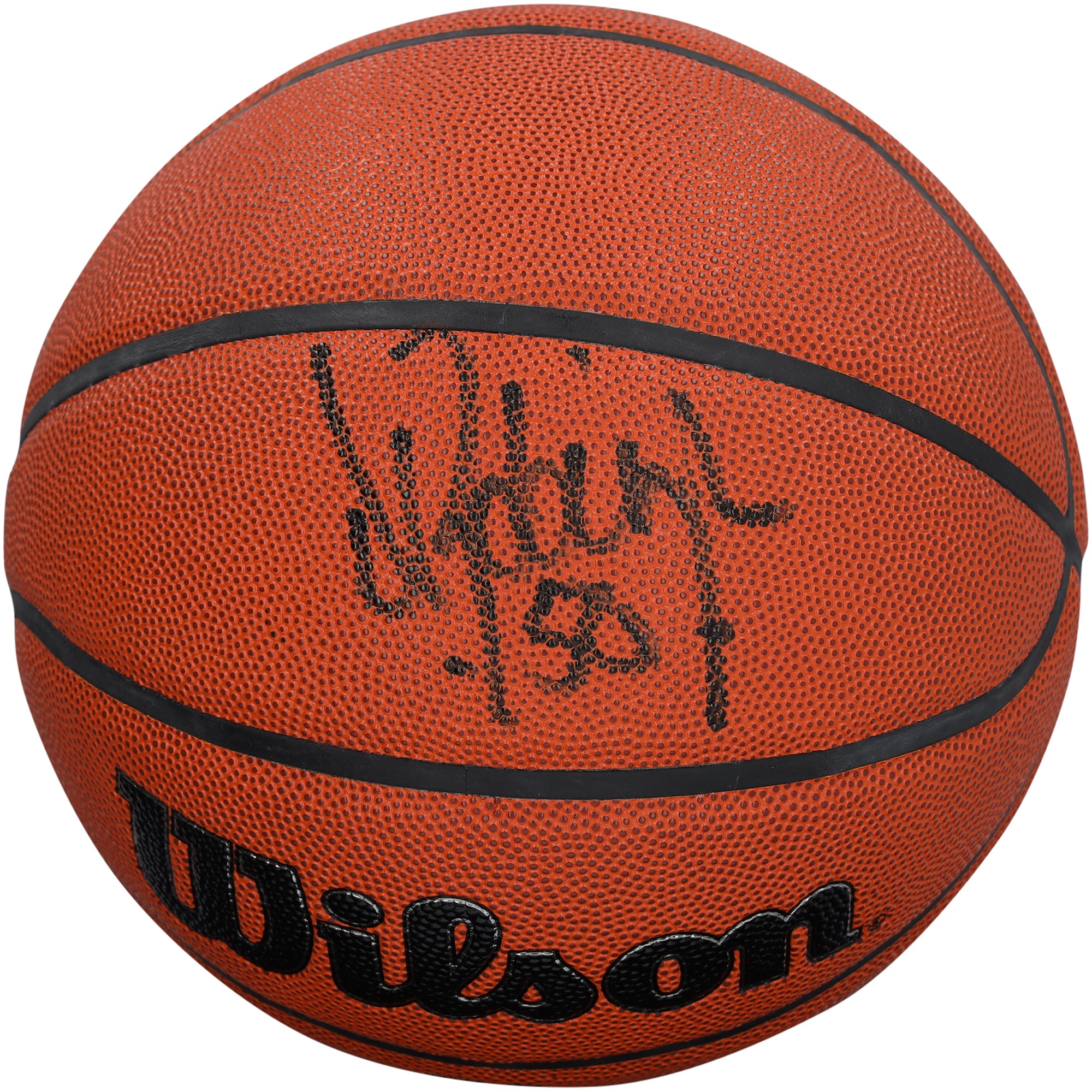 David Robinson San Antonio Spurs Autographed Wilson Authentic Series Indoor/Outdoor Basketball