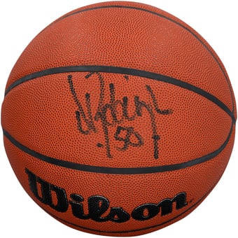 David Robinson San Antonio Spurs Autographed Wilson Authentic Series Indoor/Outdoor Basketball