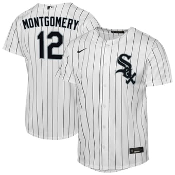Youth Nike Colson Montgomery White Chicago White Sox Home Replica Jersey