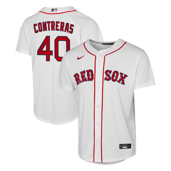 Youth Nike Willson Contreras White Boston Red Sox Home Replica Jersey