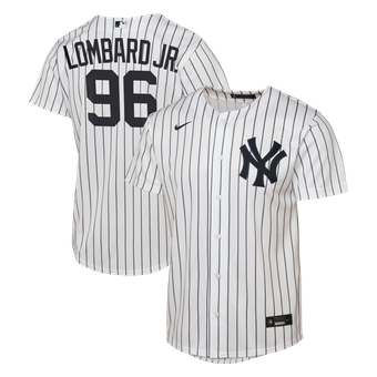 Youth Nike George Lombard Jr. White New York Yankees Home Replica Jersey