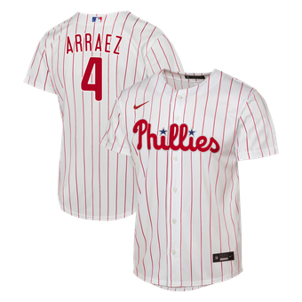 Youth Nike Luis Arraez White Philadelphia Phillies Home Replica Jersey