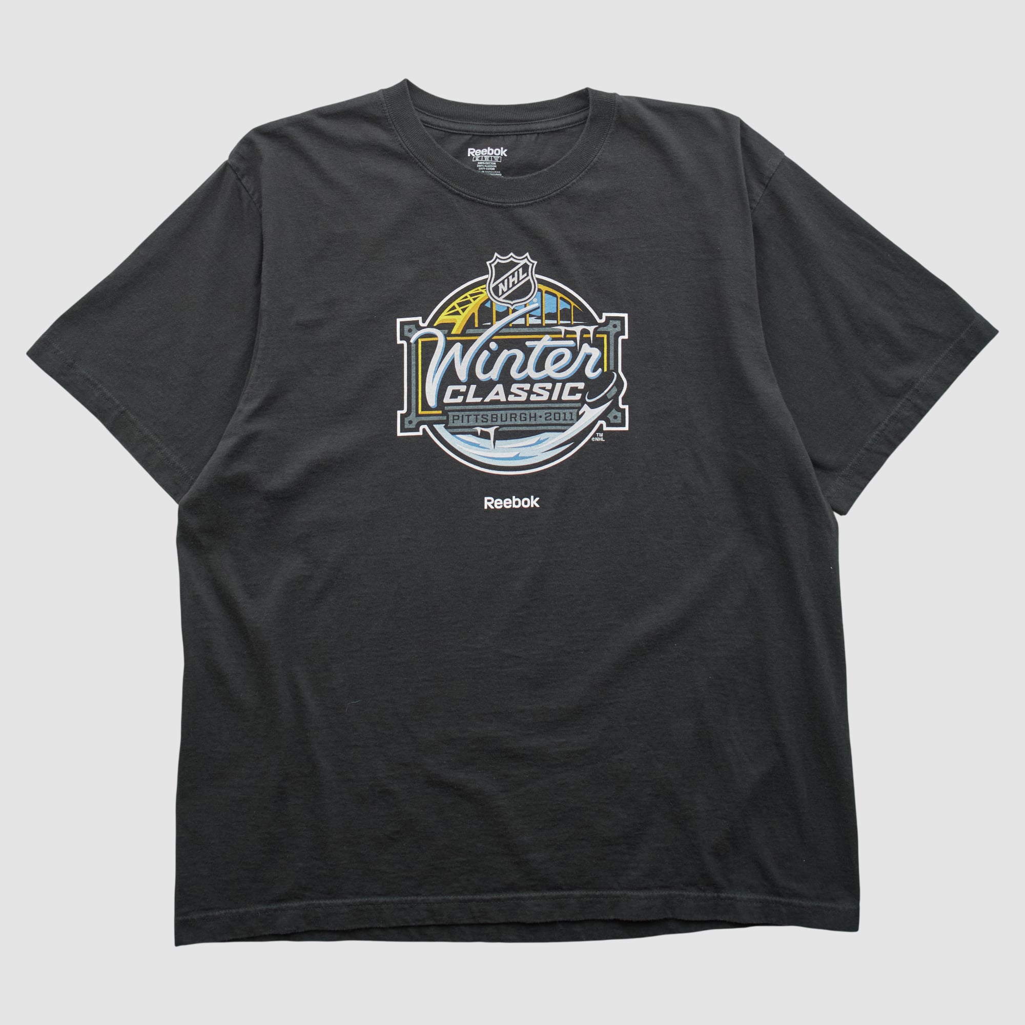 Winter Classic Reebok 2011 T-shirt - Black - 2XL by Fanatics Real Vintage