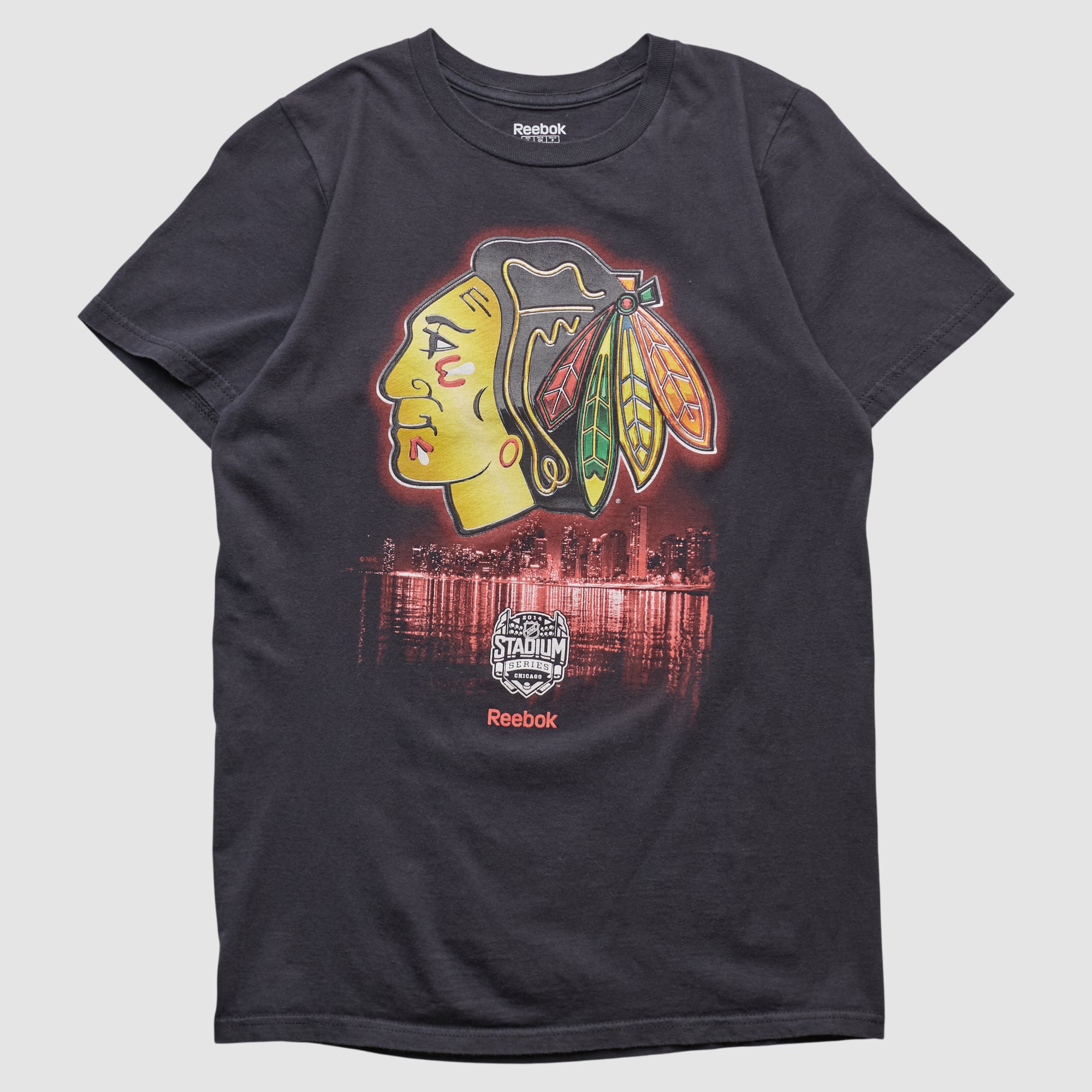Chicago Blackhawks Reebok 2014 T-shirt - Black - XS by Fanatics Real Vintage