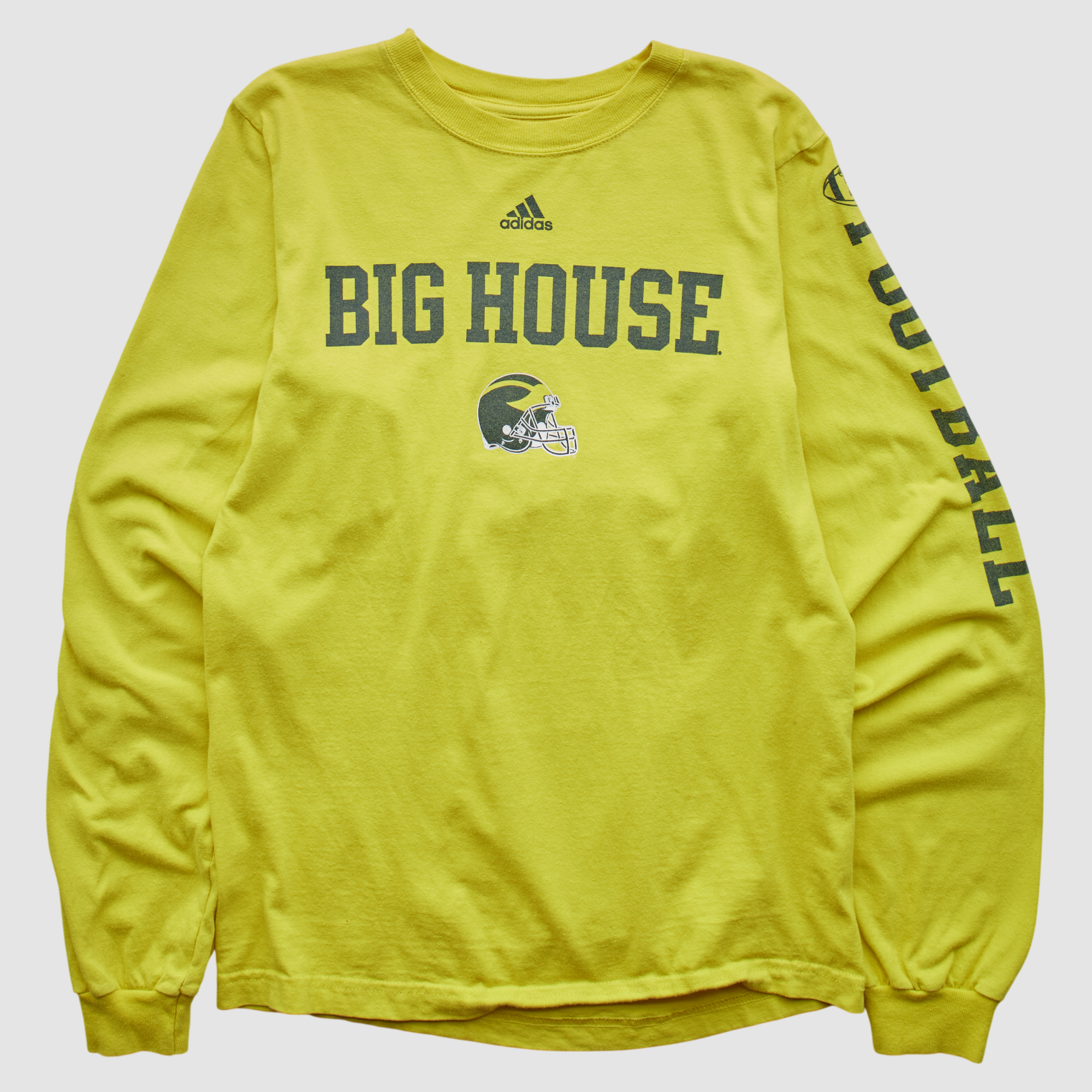 Michigan Wolverines Adidas 2010s Long Sleeve T-shirt - Yellow - XS by Fanatics Real Vintage