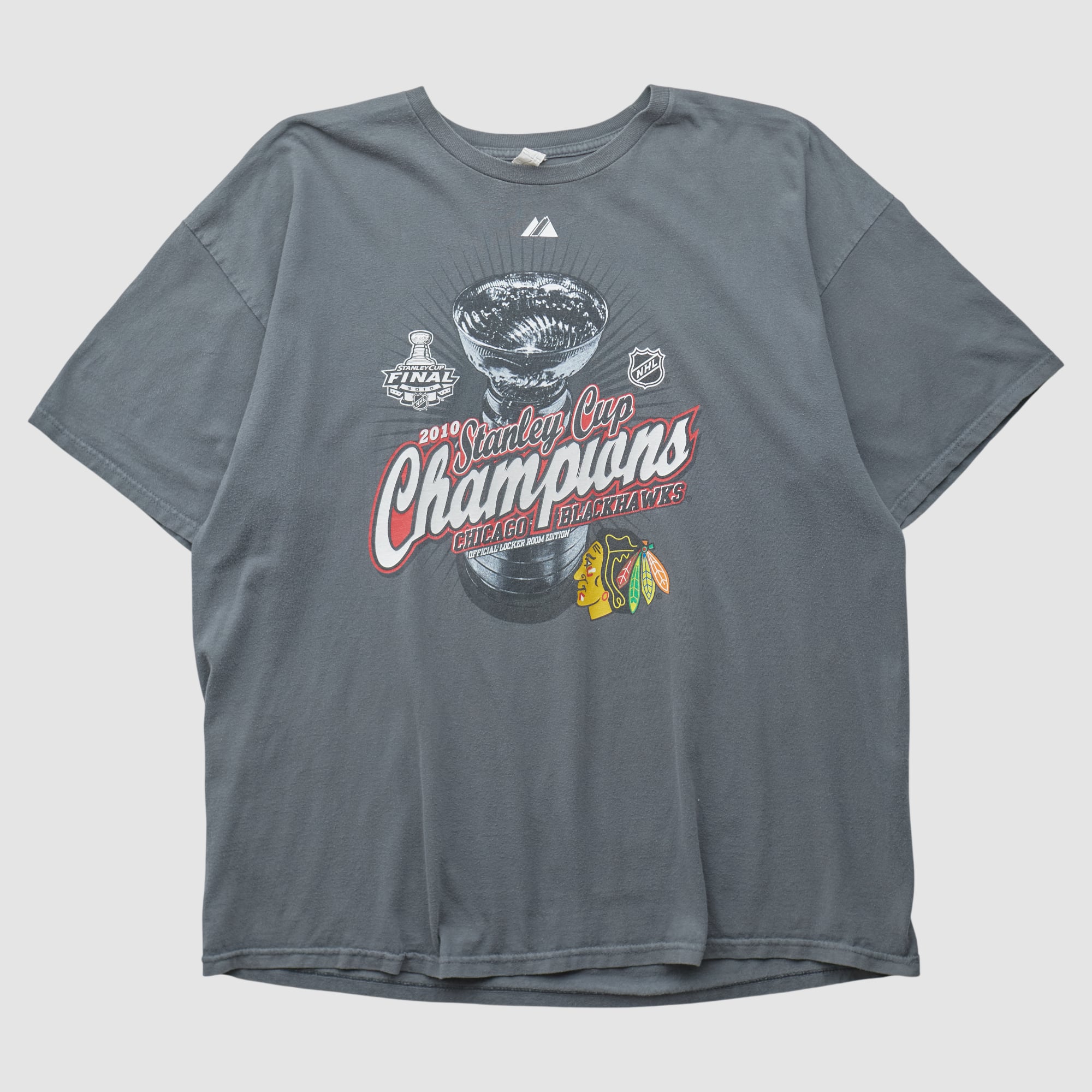 Chicago Blackhawks Alstyle 2010 T-shirt - Charcoal - XL by Fanatics Real Vintage