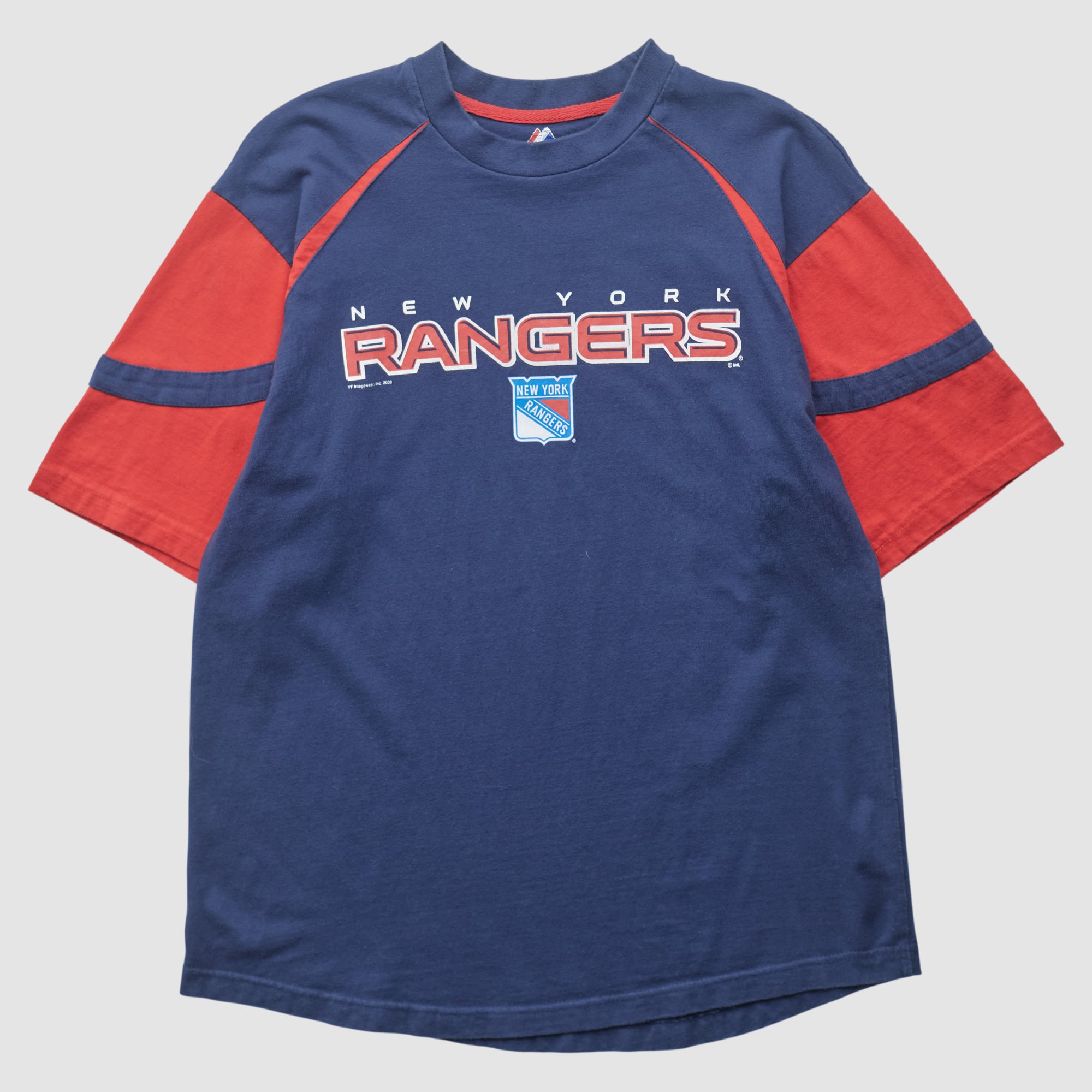 New York Rangers Majestic 2009 T-shirt - Navy - M by Fanatics Real Vintage