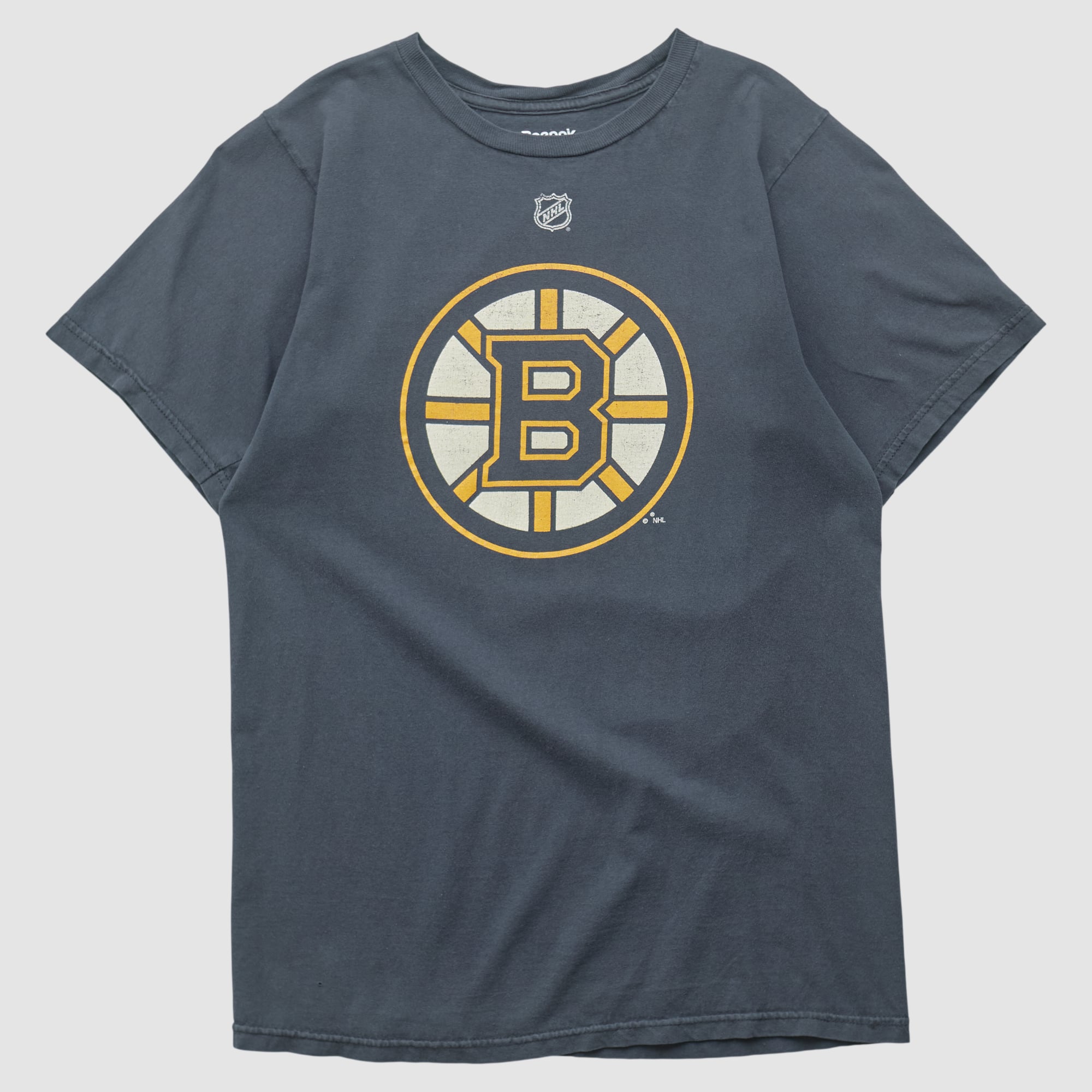 Boston Bruins Reebok 2010s T-shirt - Charcoal - XS by Fanatics Real Vintage