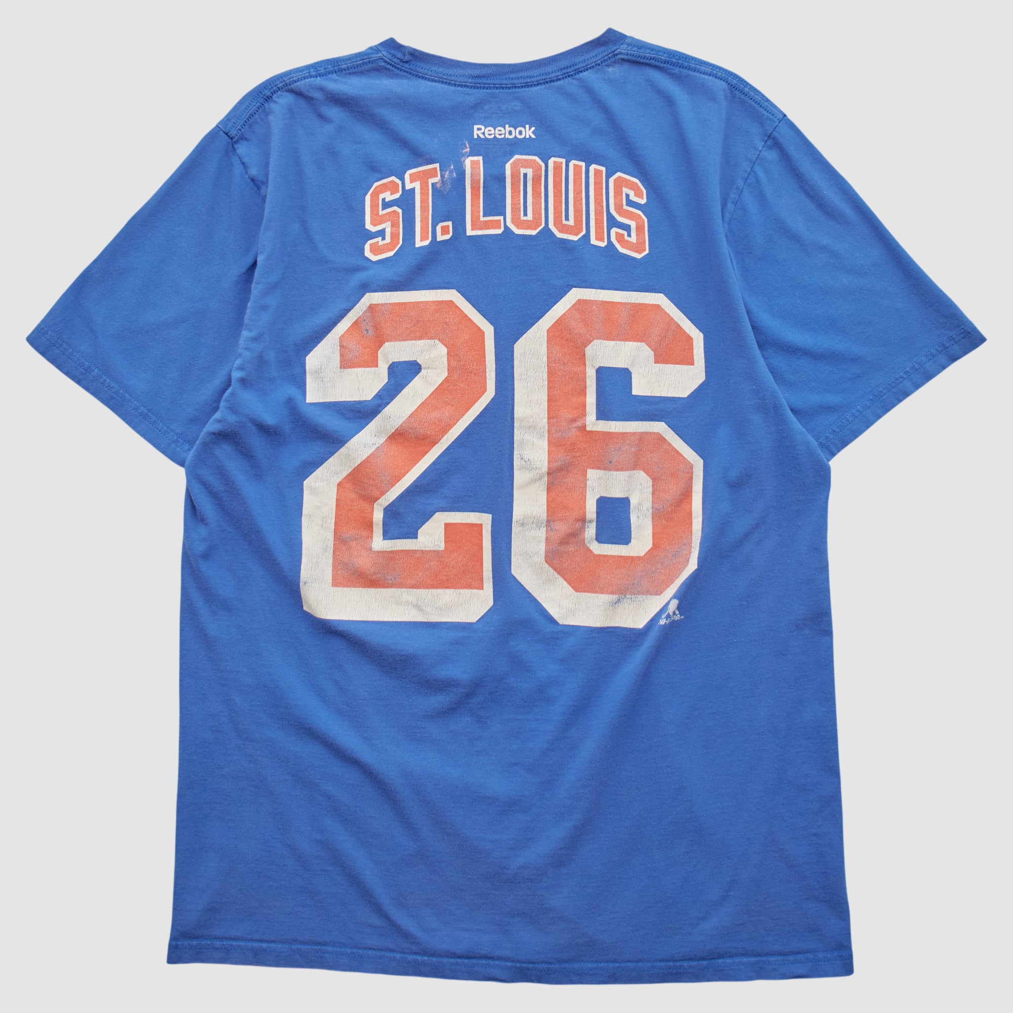 New York Rangers Reebok 2010s T-shirt - Blue - M by Fanatics Real Vintage
