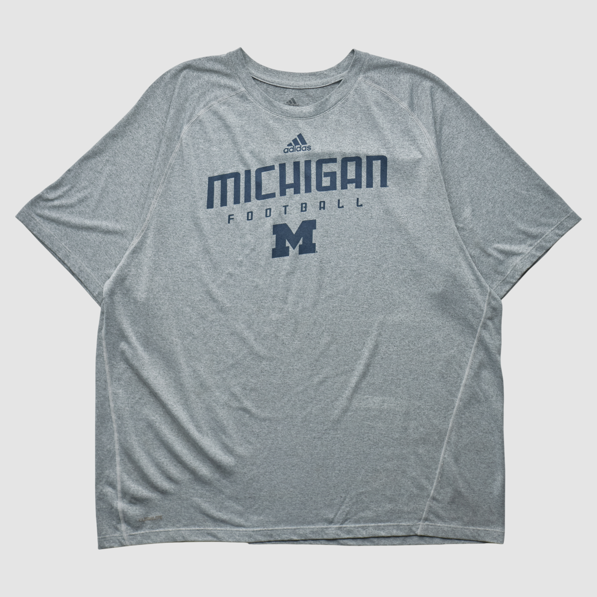 Michigan Wolverines Adidas 2010s T-shirt - Gray - 2XL by Fanatics Real Vintage