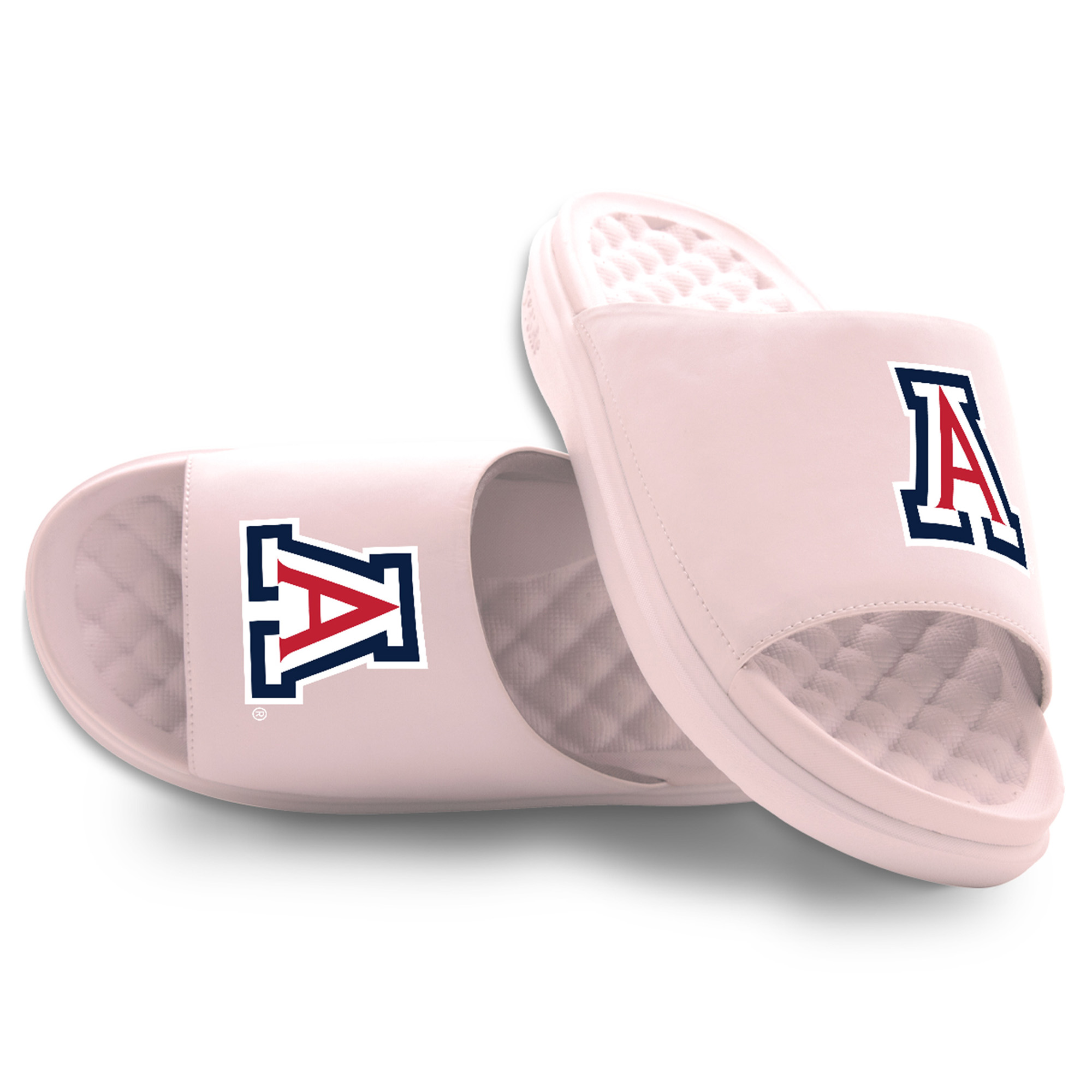 Unisex ISlide Pink Arizona Wildcats Primary Logo Motive Slide Sandals