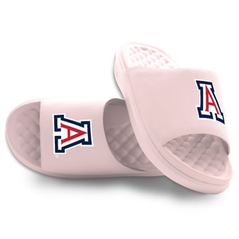 Unisex ISlide Pink Arizona Wildcats Primary Logo Motive Slide Sandals