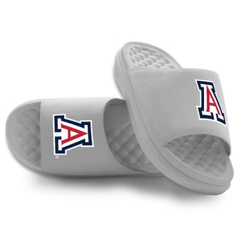 Unisex ISlide Gray Arizona Wildcats Primary Logo Motive Slide Sandals