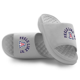 Unisex ISlide Gray Arizona Wildcats Feels Like '97 Motive Slide Sandals