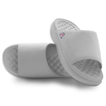 Unisex ISlide Gray Arizona Wildcats Minimalistic Logo Motive Slide Sandals