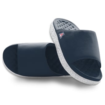 Unisex ISlide Navy Arizona Wildcats Minimalistic Logo Motive Slide Sandals