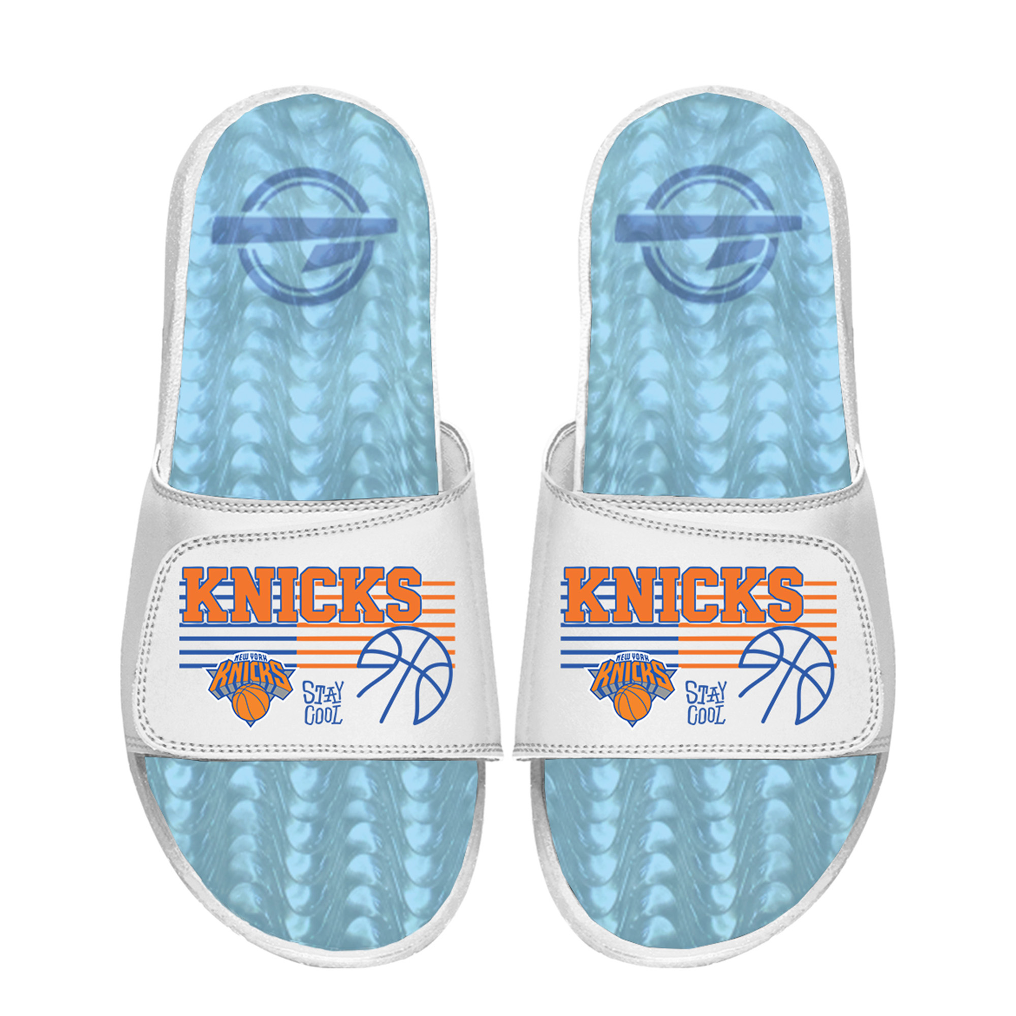 Unisex ISlide x Staycool New York Knicks Collage Gel Slide Sandals
