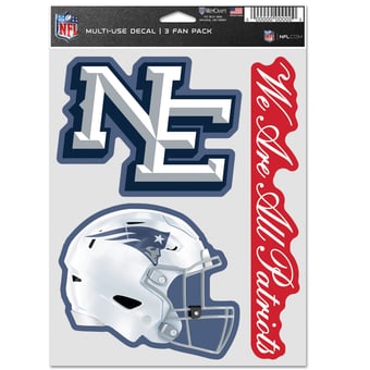 WinCraft New England Patriots  Three-Piece Rivalries Fan Decal Set