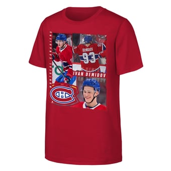 Youth Outerstuff Ivan Demidov Red Montreal Canadiens All For One T-Shirt