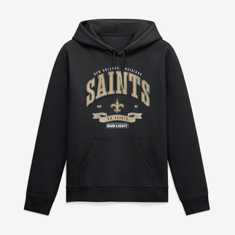 Men's Black New Orleans Saints Bud Light Hoodie