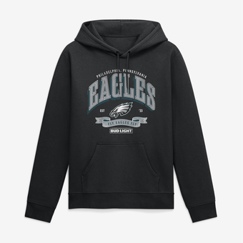 Men's Black Philadelphia Eagles Bud Light Hoodie