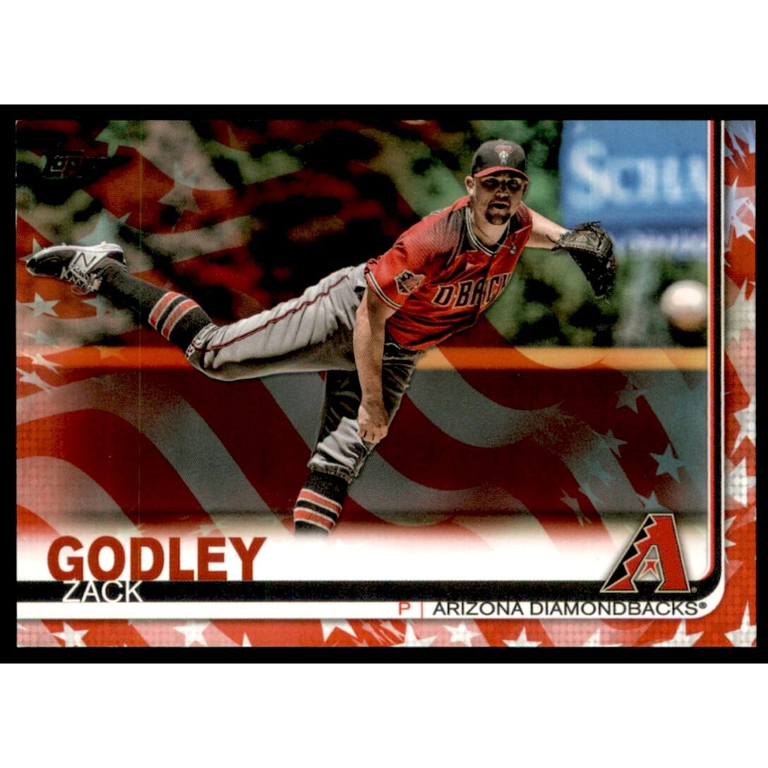 2019 Topps Independence Day #59 Zack Godley. rookie card picture