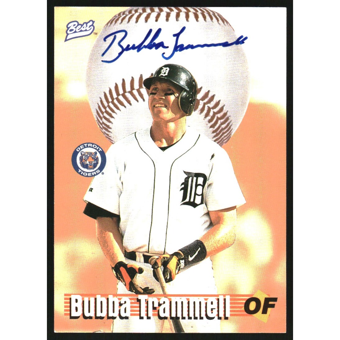1997 Best Limited Autographs #38 Bubba Trammell