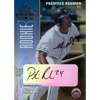 2003 Donruss Champions Autographs #289 Prentice Redman/488