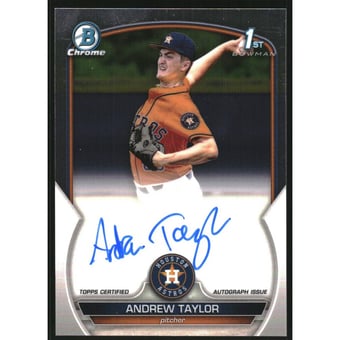 2023 Bowman Chrome Prospect Autographs #CPAATR Andrew Taylor