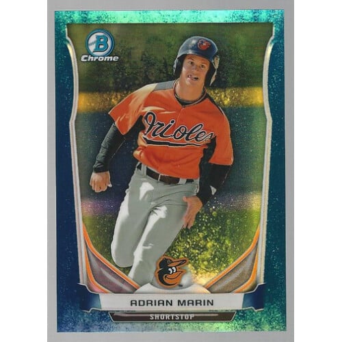 2014 Bowman Chrome Prospects Series 2 Bubble Refractors #BCP33 Adrian Marin