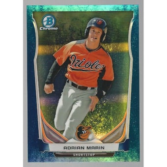 2014 Bowman Chrome Prospects Series 2 Bubble Refractors #BCP33 Adrian Marin