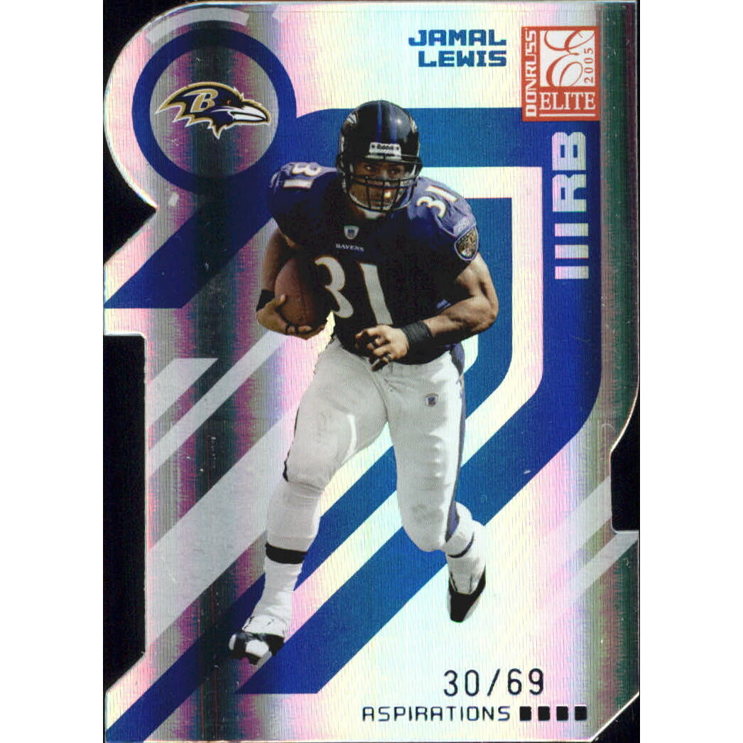 2005 Donruss Elite Aspirations #8 Jamal Lewis/69. rookie card picture