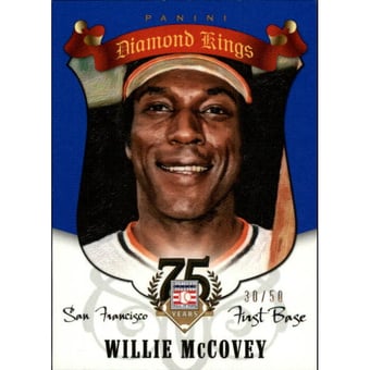 2014 Panini Hall of Fame Diamond Kings Blue #63 Willie McCovey