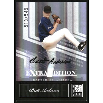 2007 Donruss Elite Extra Edition #95 Brett Anderson AU/549