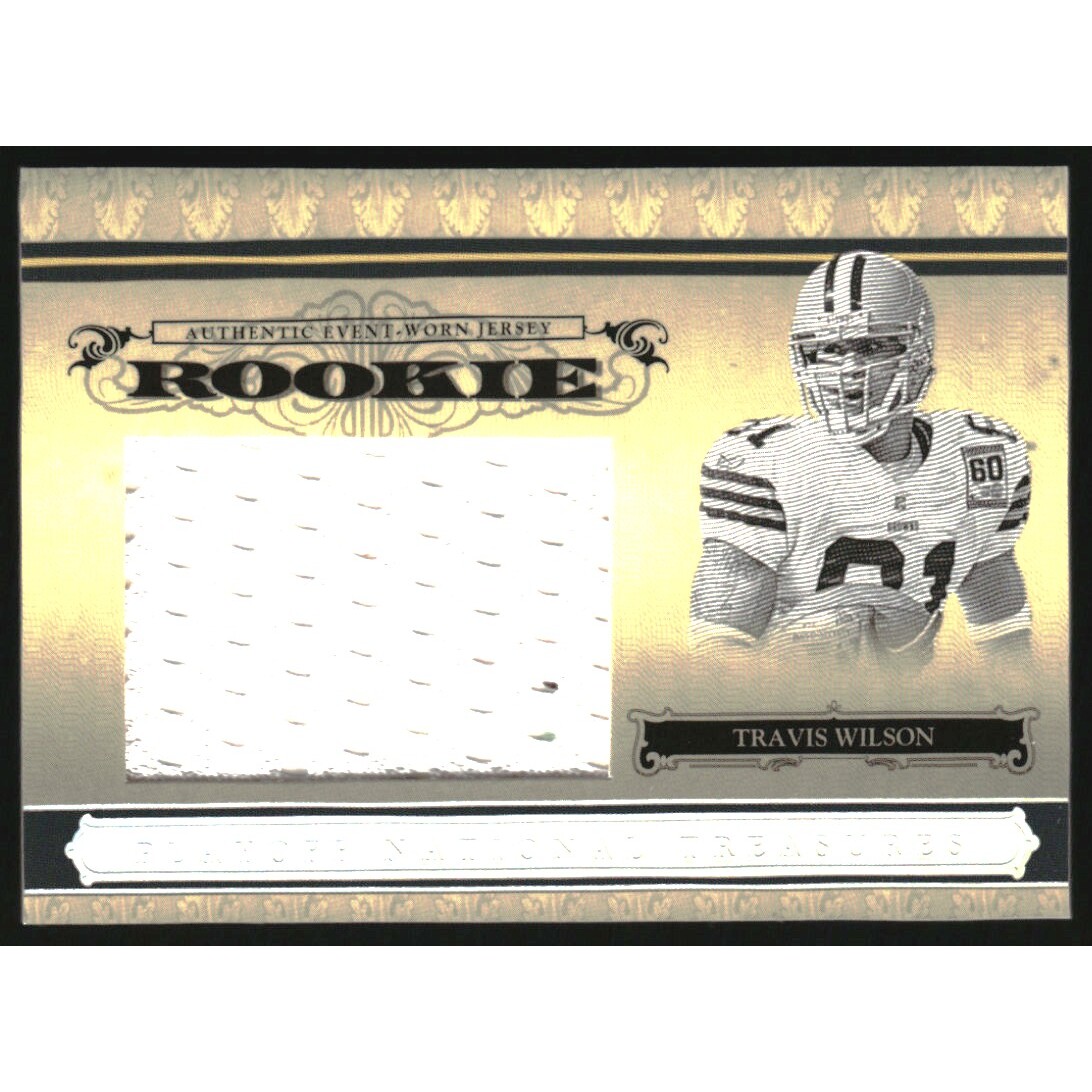 2006 Playoff National Treasures Rookie Jumbo Material Silver #136 Travis Wilson