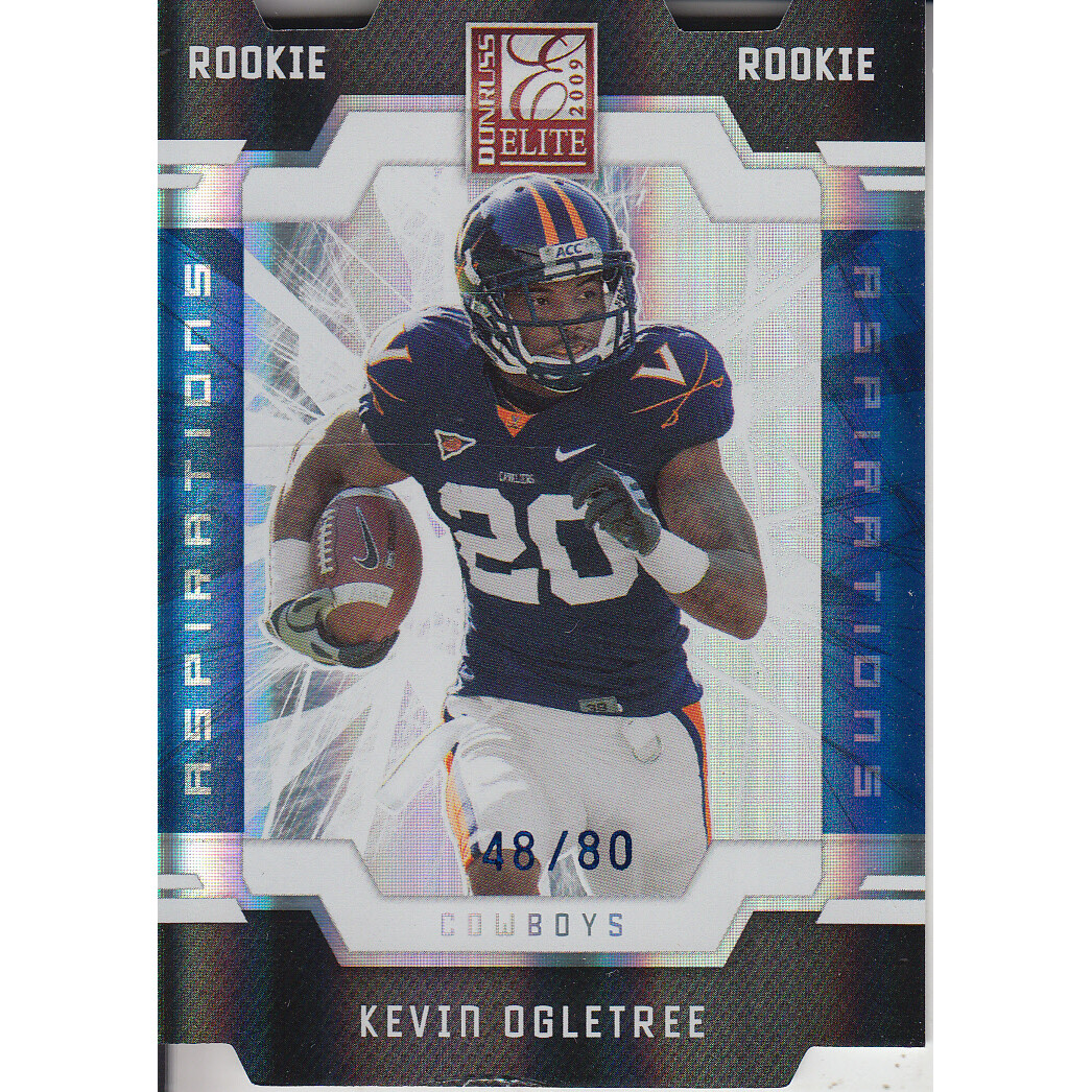 2009 Donruss Elite Aspirations #156 Kevin Ogletree/80. rookie card picture