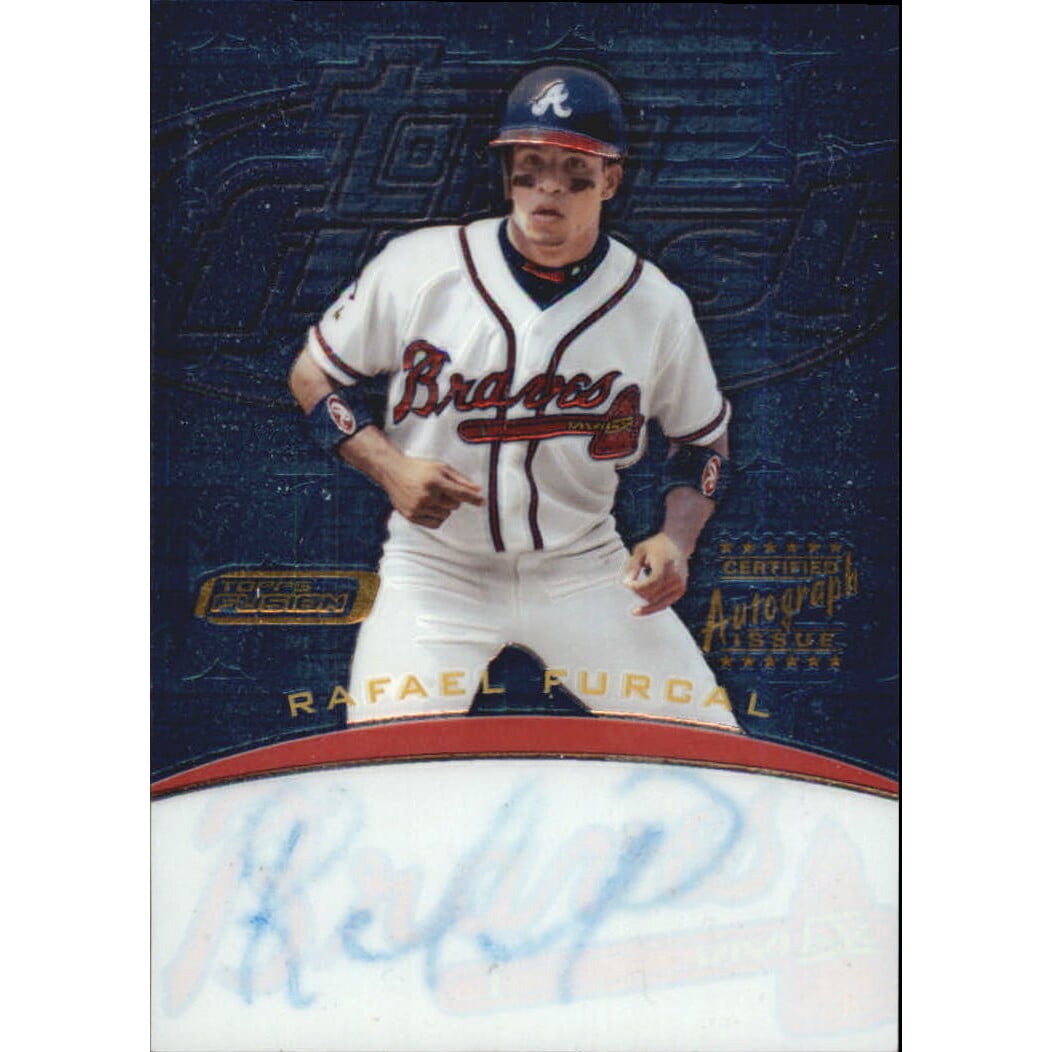 2001 Topps Fusion Autographs #FA1 Rafael Furcal FIN D