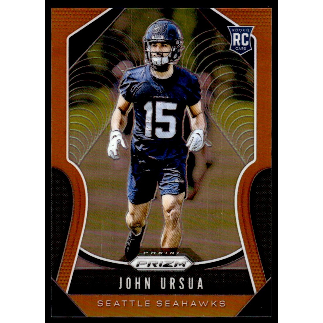 2019 Panini Prizm Prizms Orange #395 John Ursua