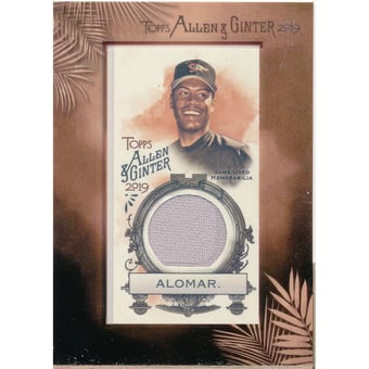 2019 Topps Allen and Ginter Mini Framed Relics #MFRRA Roberto Alomar