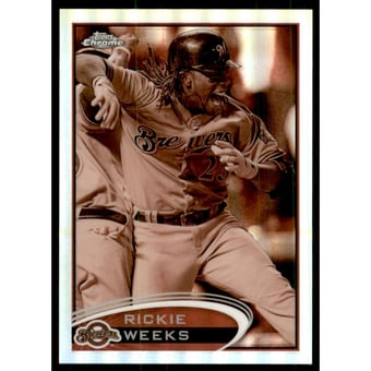 2012 Topps Chrome Sepia Refractors #147 Rickie Weeks