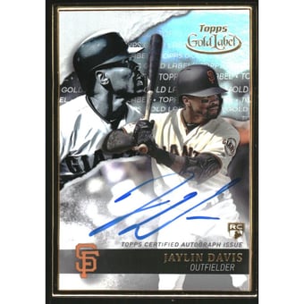 2020 Topps Gold Label Framed Autographs #GLAJDA Jaylin Davis