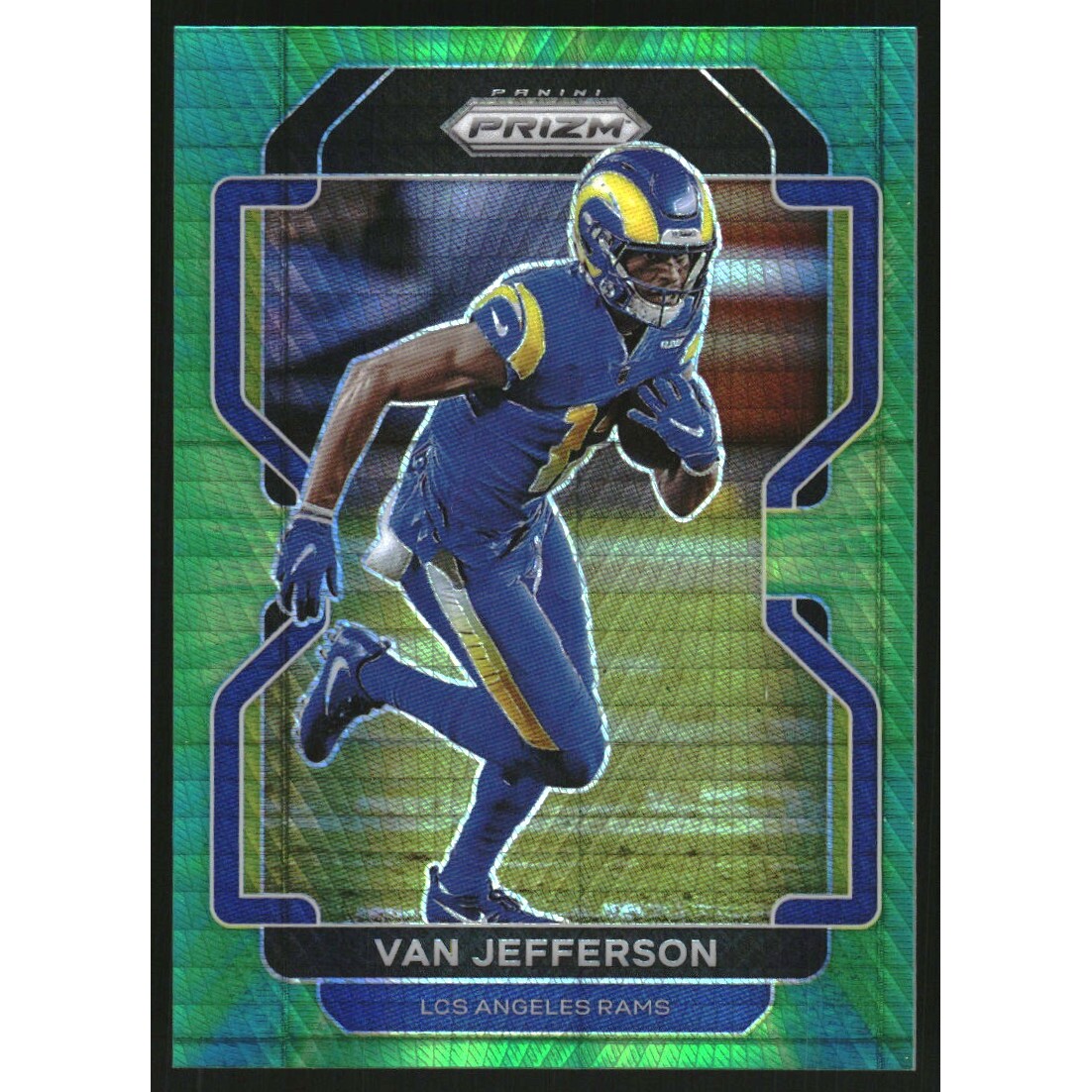 2021 Panini Prizm Prizms Hyper #64 Van Jefferson