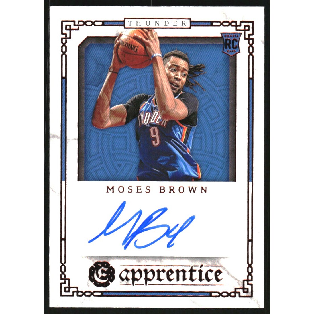 2020-21 Panini Chronicles Excalibur Apprentice Signatures Red #20 Moses Brown